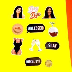 3/$20 brand new 10x waterproof stickers